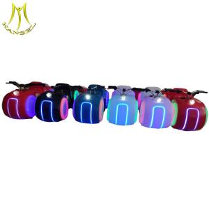 China Hansel children game equipment amusement game machine fiberglass motorbike rides on sale