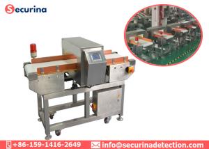 Buy cheap Auto Industrial Metal Detector Conveyor Sound / Light Alarm Food Processing Inspection product