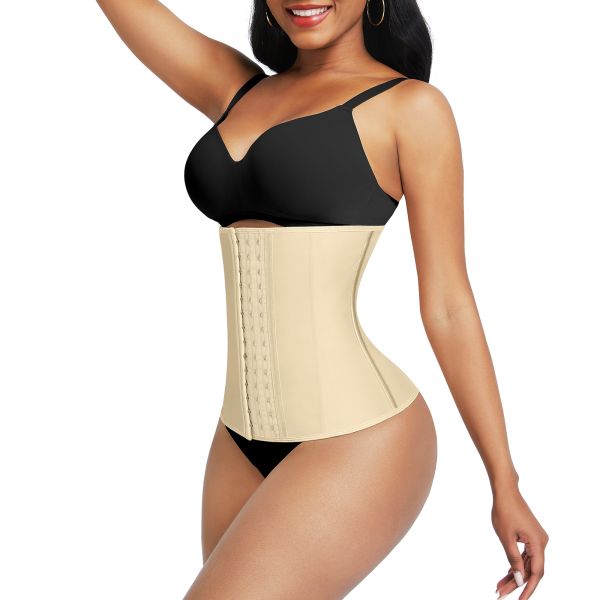 Customizable Steel Bones High Waist Latex Corset Waist Trainer Belt Shaper for Adults