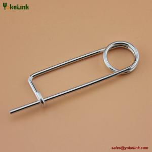 China Spring Wire Coiled Tension Safety Pin, Diaper Pin Zinc Finish Safety Pin Wire on sale