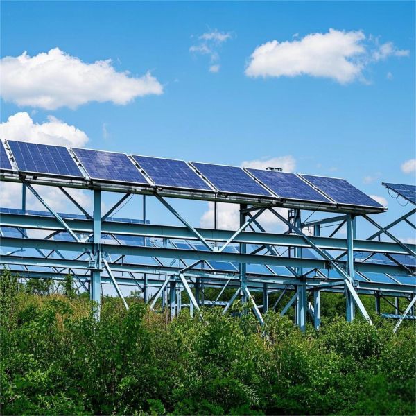 Bracket Steel Structure Building Construction Lightweight For Solar Photovoltaic