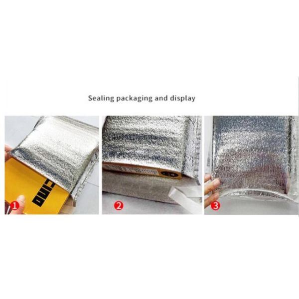 40*50cm Flat Mouth Thermal Delivery Packaging Aluminium Foil Insulation Bag