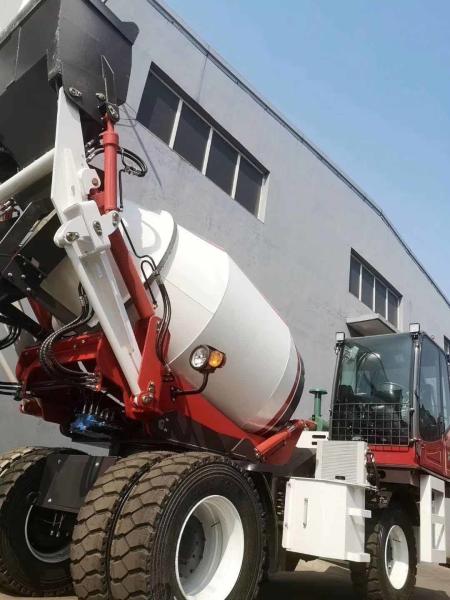 Quality Diesel Engine Discharing 2m3 Self Loader Concrete Mixer for sale