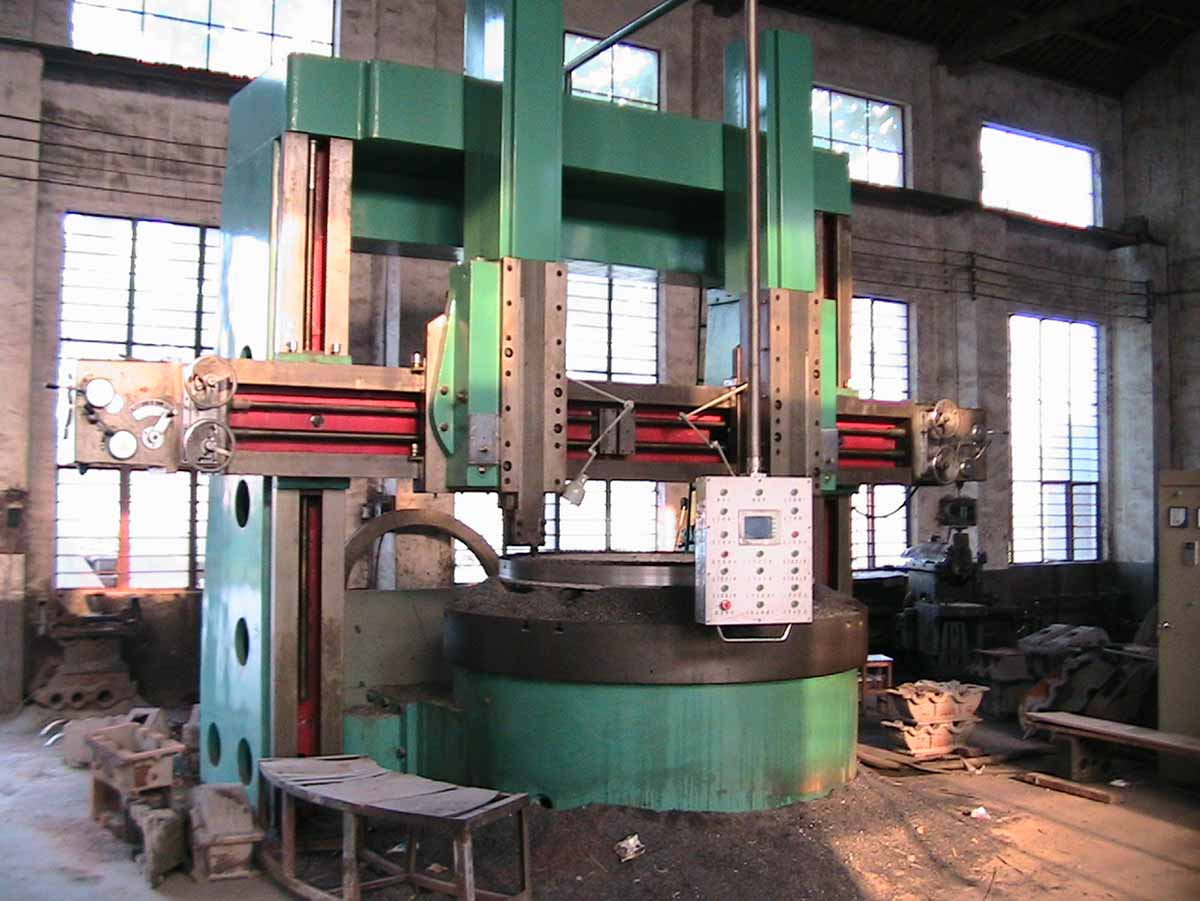 CK5280 Large Parts Accurate Working Machine Tool Two Columns Vertical CNC Lathe