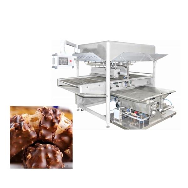 Quality ISO 500kg/H 1200mm Chocolate Coating Machine for wafers for sale