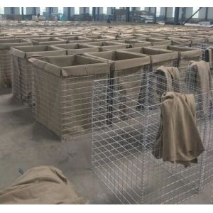 Galvanized Wire Welded Gabion Barrier: 10m Defense Bastion Flood Wall -