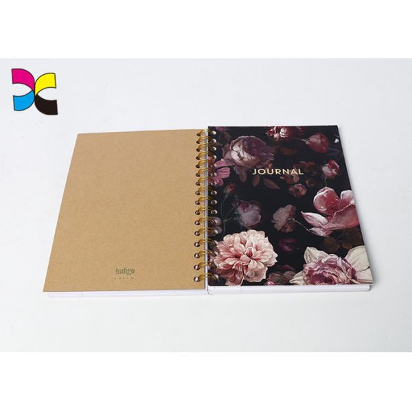 Art Paper Spiral Bound Coloring Books Fancy Customized Combination Lock Diary