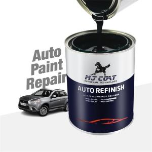 Buy cheap Acrylic Polyurethane Car Paint Refinish Matt Black Automotive Pearl Paint product