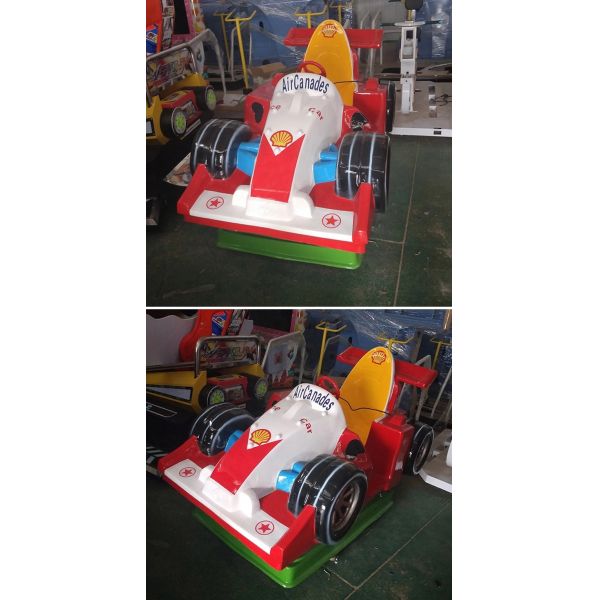 390W / 220V Kiddie Ride Machines Swing Ride On Car For Leisure Center