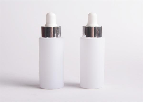 Quality Long And Thin Round 30ml Glass Dropper Bottles With Matte / Polish Surface for sale