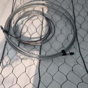 Buy cheap High Tensile Rock Netting Slope Protection Gabion Wire Mesh Fence product