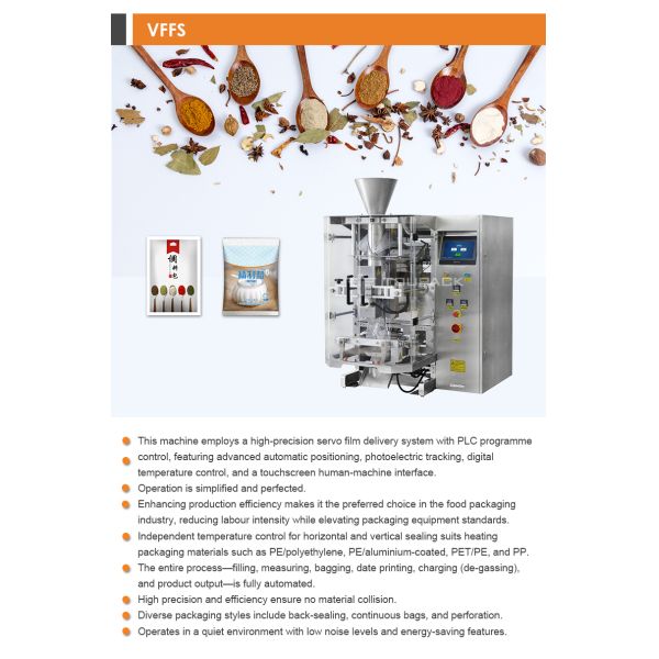 Powder 1kg 5kg Automatic Auger Filler Vertical Packing Machine