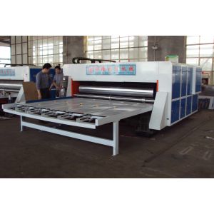 Semi Automatic Chain feeder Carton Flexo Printing and Slotting Machine
