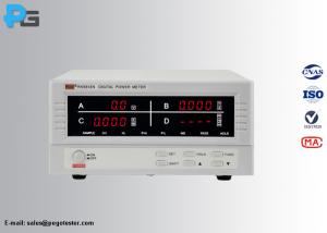 High Current Digital Electrical Parameter Measuring Instrument 220V/50Hz With Alarming Function