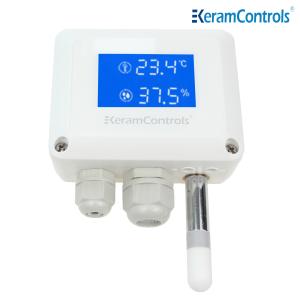 China 4-20mA LCD Display Temp Humidity Transmitter For Greenhouse on sale