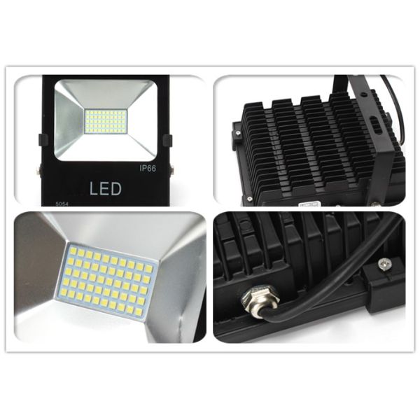 Easy Installation Outdoor Led Flood Light Fixtures With Adjustable Bracket Angle