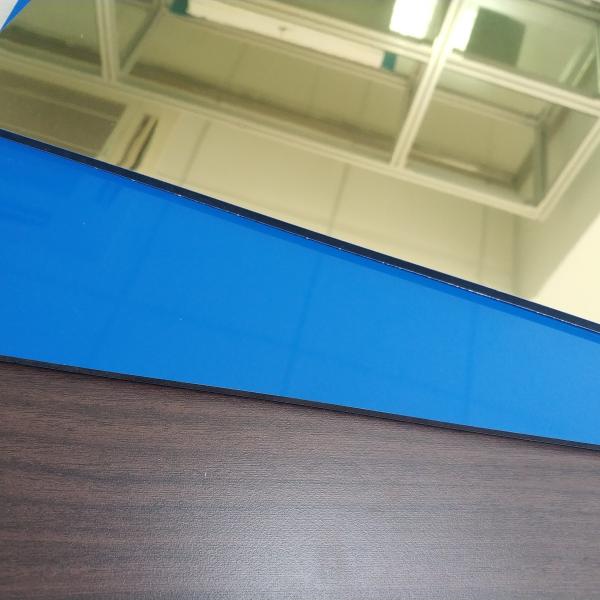 Quality Gold Colour High Reflective Mirror Finish Aluminum Sheet , Mirror Polished Aluminium Sheet for sale