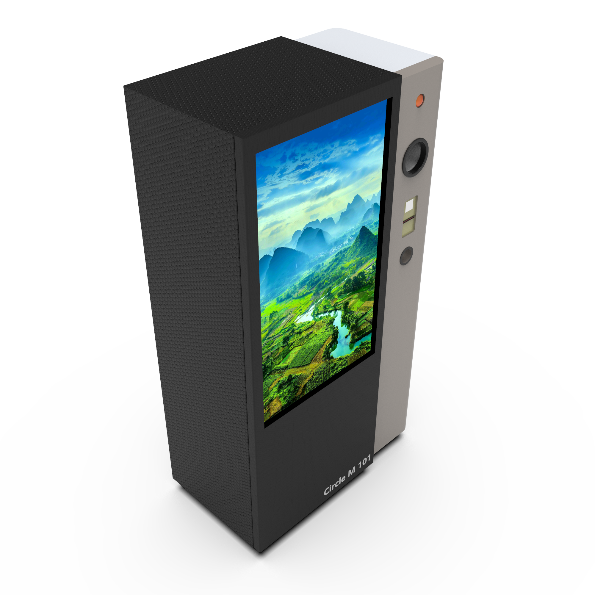 Commercial Supermarket Indoor Circle RVM 739 RVM Reverse Vending Machine