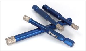 Buy cheap 1/4&quot; Hex Shank Diamond Tip Drill Bit Quick Change Stable Performance For Tile Drilling product