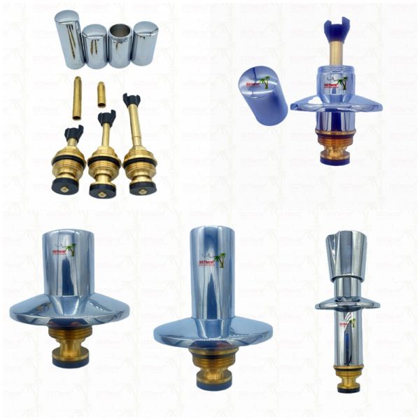 Brass / Chrome Plated Valve Stem Extension Sleeve 1/2" - 1" Customized Size