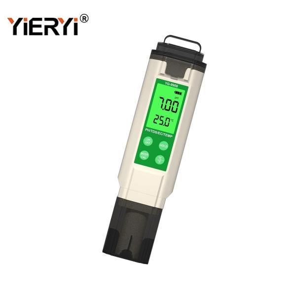 Quality PH TDS EC TEMP Tester Pen Water Quality Tester With Backlit Display for sale