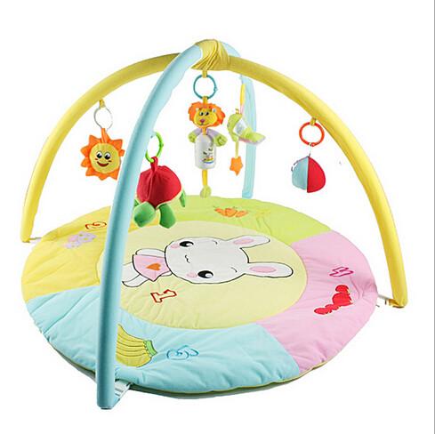 Quality Personalized Rabbit Bunny Baby Activity Play Gym with Soft Material for sale