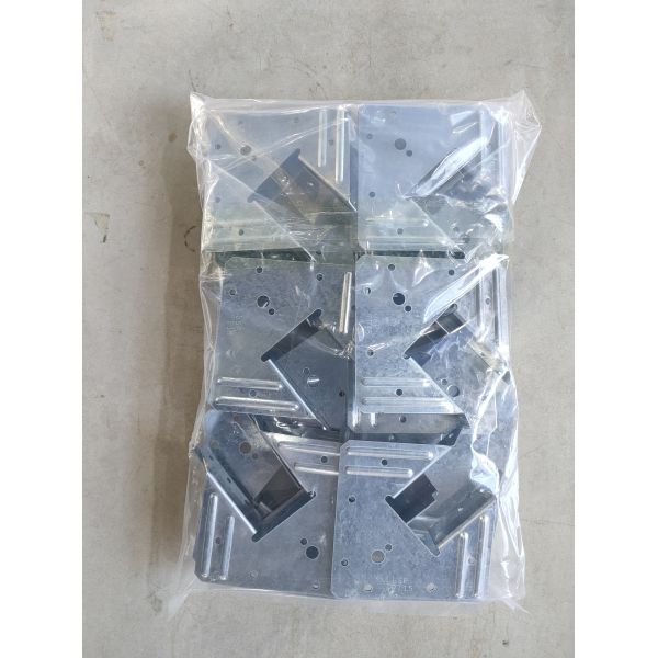 Hurricane Tie Joist Hangers Fit 2X Truss to Rafter Connector for Roofing Trusses Wood Timber Wood Timber Resist High Wind / Earthquake Forces