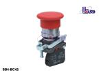 Red Mushroom Head Push Button Switch SB4 Series As Emergency Signals