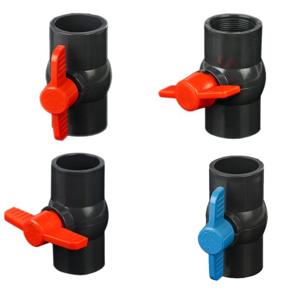 Black Plastic Female Thread PVC Octagonal Ball Valve