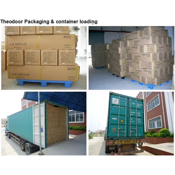 Cooling Air Curtain 2 color silver and white for Passageway using in residential buildings, apartment blocks and office buildings