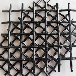 China High Tensile 65mn Woven Steel Mesh Panels , Vibrating Screen Mesh For Crusher on sale