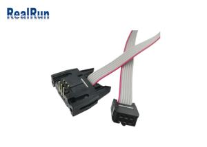 China 2x3P IDC Header IDC Flat Cable IDC Male Female Connectors Wire Harness Cable on sale