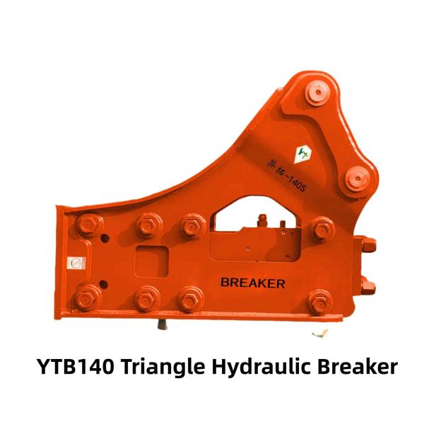 Quality Side Type / Triangle Hydraulic Breaker YTB140S 140 Chisel for 19-26 Tons Excavator for sale