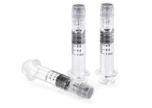 China Oil Refilling Metal Plunger 50ml Luer Lock Glass Ear Syringe on sale