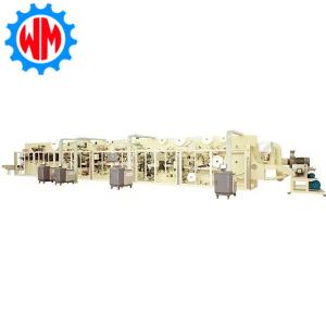 PLC Control Automatic Sanitary Napkin Production Machine 380 V 3 Phase