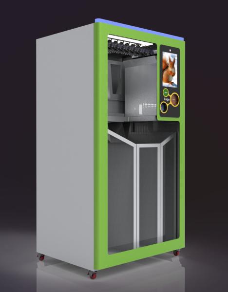 Quality Tinned / Metal Can Reverse Recycling Vending Machine With Compressor CE Approval for sale
