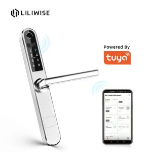 Buy cheap Fingerprint Smart Tuya Door Lock Wireless WIFI APP Remote Control product