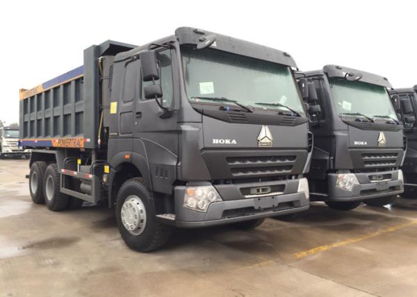 Quality 20 CBM 30 - 40 Ton SINOTRUK Dump Truck LHD 371 HP 6X4 Front Lifting System for sale