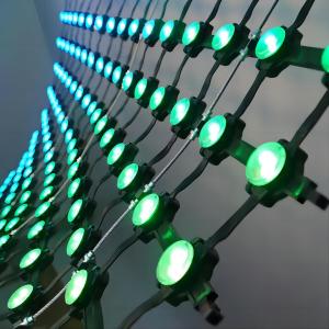 China Outdoor Flexible LED Mesh Screen Curtain High Brightness High Refresh Rate on sale
