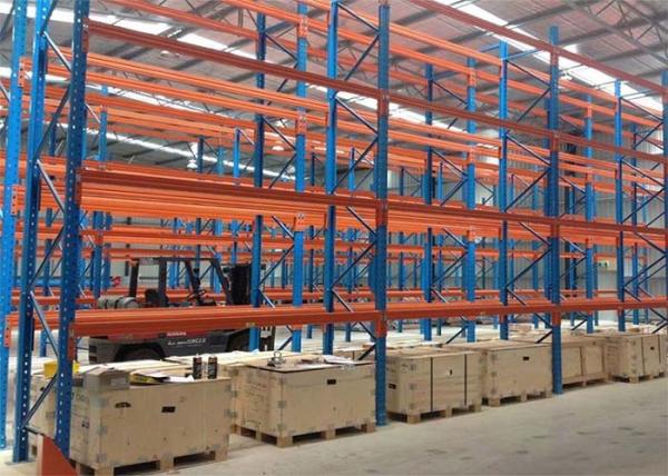 Quality Optional Color Heavy Duty Pallet Racking System Width 1000-3500mm Stable for sale