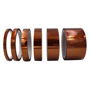 Die Cut Polyimide Film Adhesive Tape H Grade Single Side Coated No Releasing