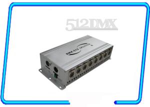 Buy cheap Eight Way Signal DMX Amplifying Distributor / Signal Distributor dmx opto splitter product