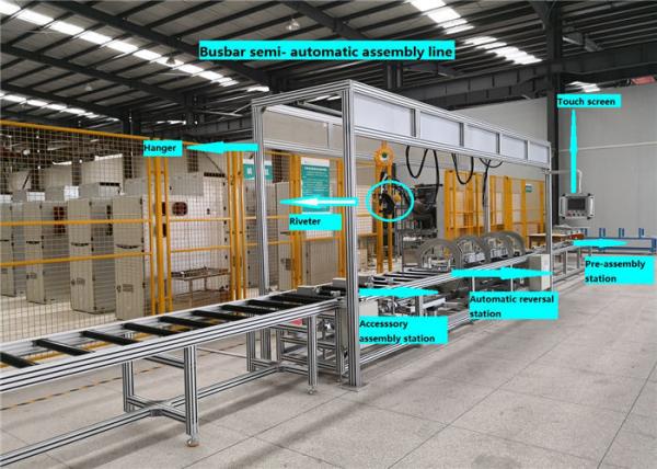 Quality 3000mm/4min 380V automatic busbar reversal busbar riveting Compact Busbar Machine for sale