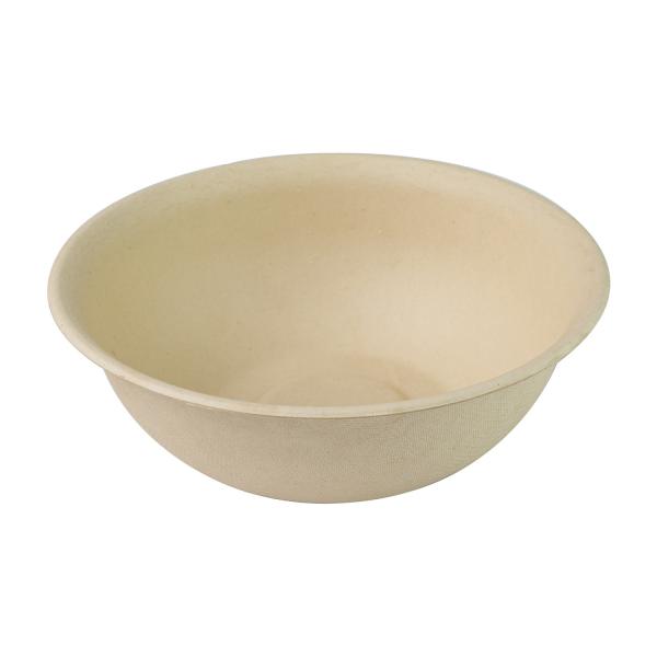 Quality Biodegradable Disposable Microwavable Serving Bowls With Lids Pulp Salad Takeaway for sale
