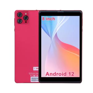 C idea 8 inch Android 12 Tablet 8GB RAM 512GB ROM 8000mAh Battery 5+8MP Camera for Student with SIM Support CM818-red