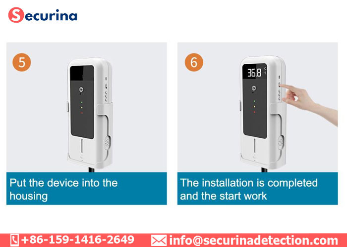 Digital Automatic Fever Detection and Hands Washing-free Sanitizer With Gross Weight 2.85kgs