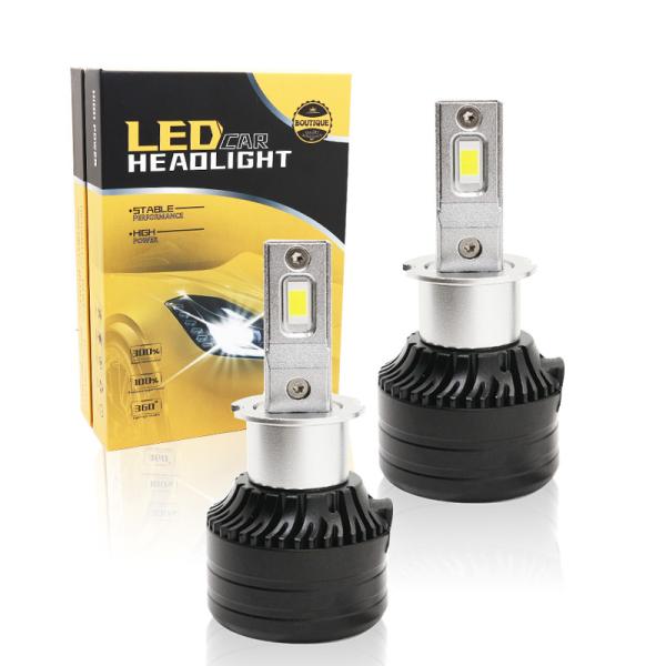 Quality Car headlights H3  6500K 12-36V LED  head light Bulb product system And the  3000LM 30W front fog lamp for sale