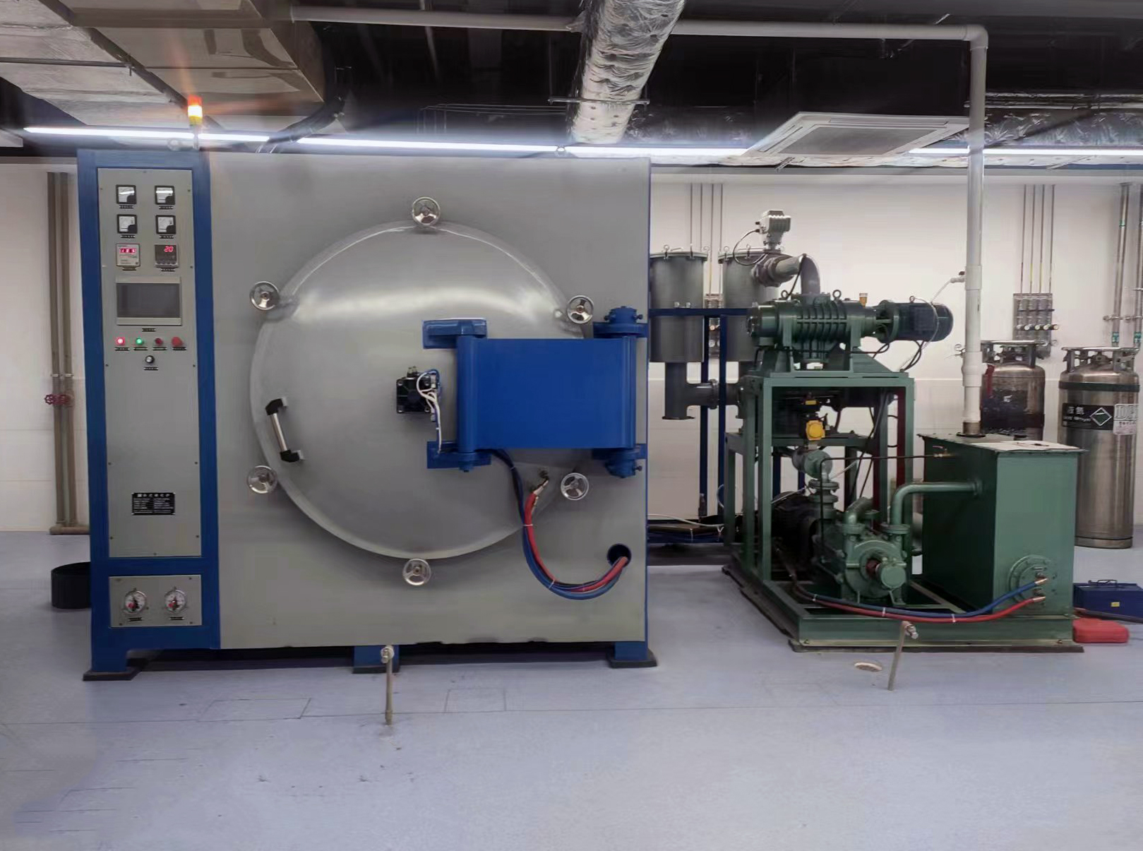 Horizontal SiO2 Sintering Furnace for Metallurgical Powder Ceramics Silicon Carbide Boron