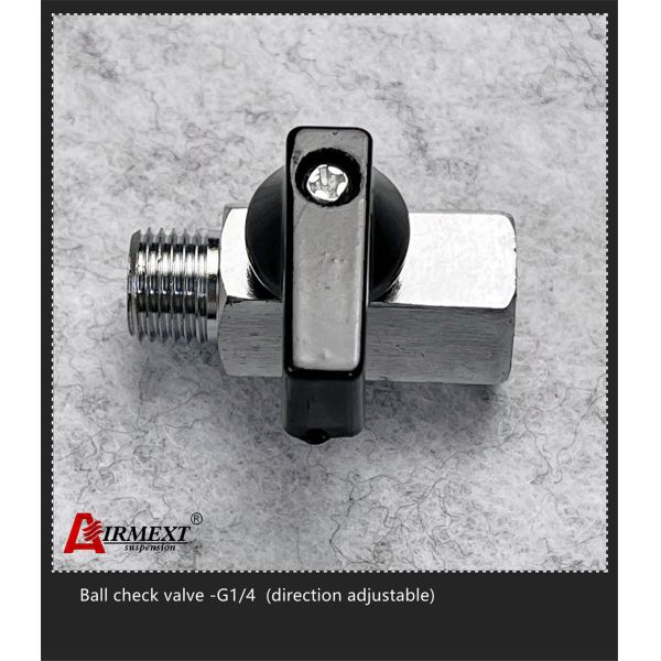 Direction Adjustable Safety Ball Check Valve G1/4 For Solenoid Valve Manifold
