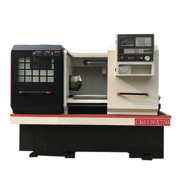 Quality Cnc Lathe Machine CK6136 CK6150 CK6166 Cnc Metal Turning Flat Bed for sale